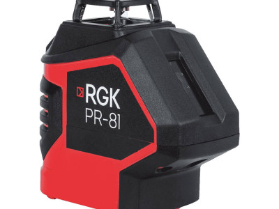 Комплект: лазерный уровень RGK PR-81 + штатив RGK LET-170 кронштейн RGK K-7